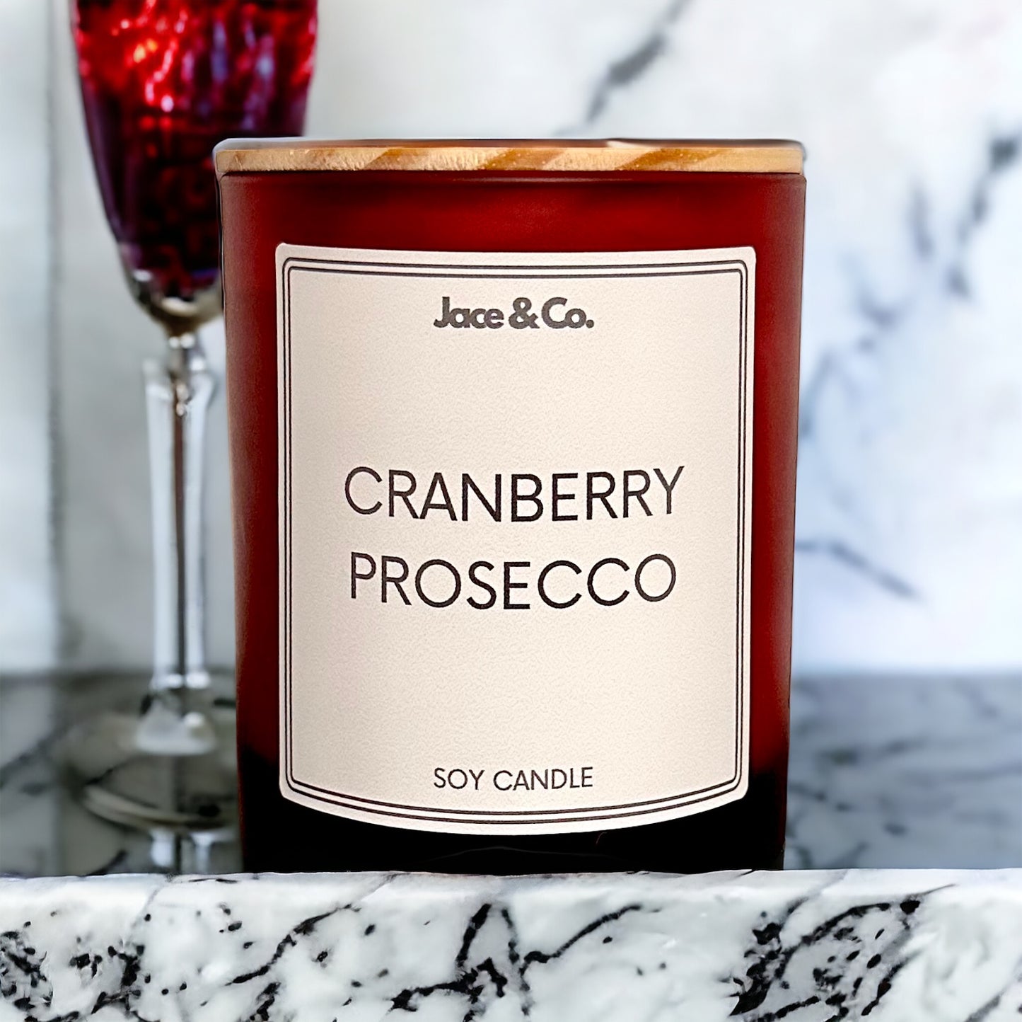 Cranberry Prosecco Soy Candle