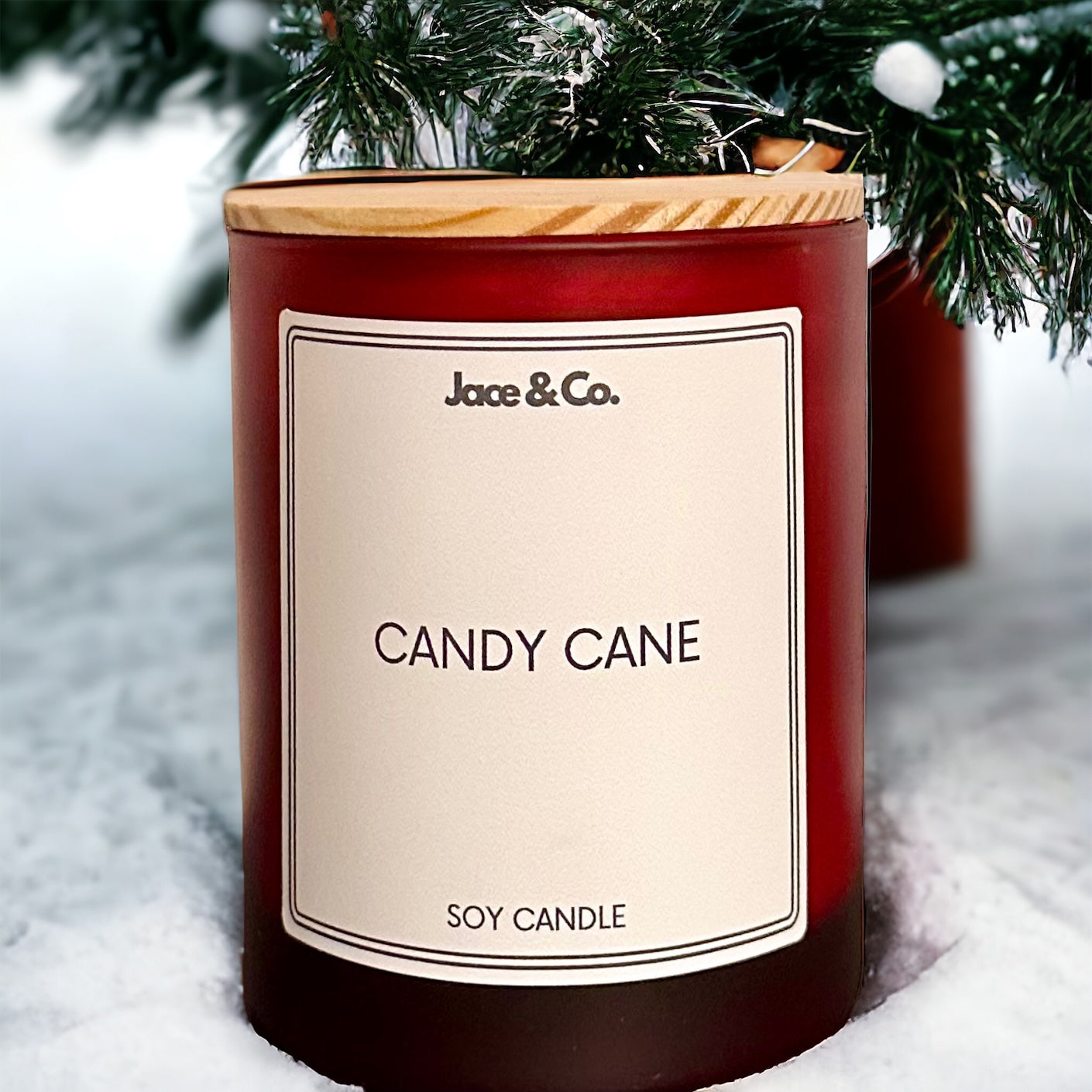 Candy Cane Soy Candle