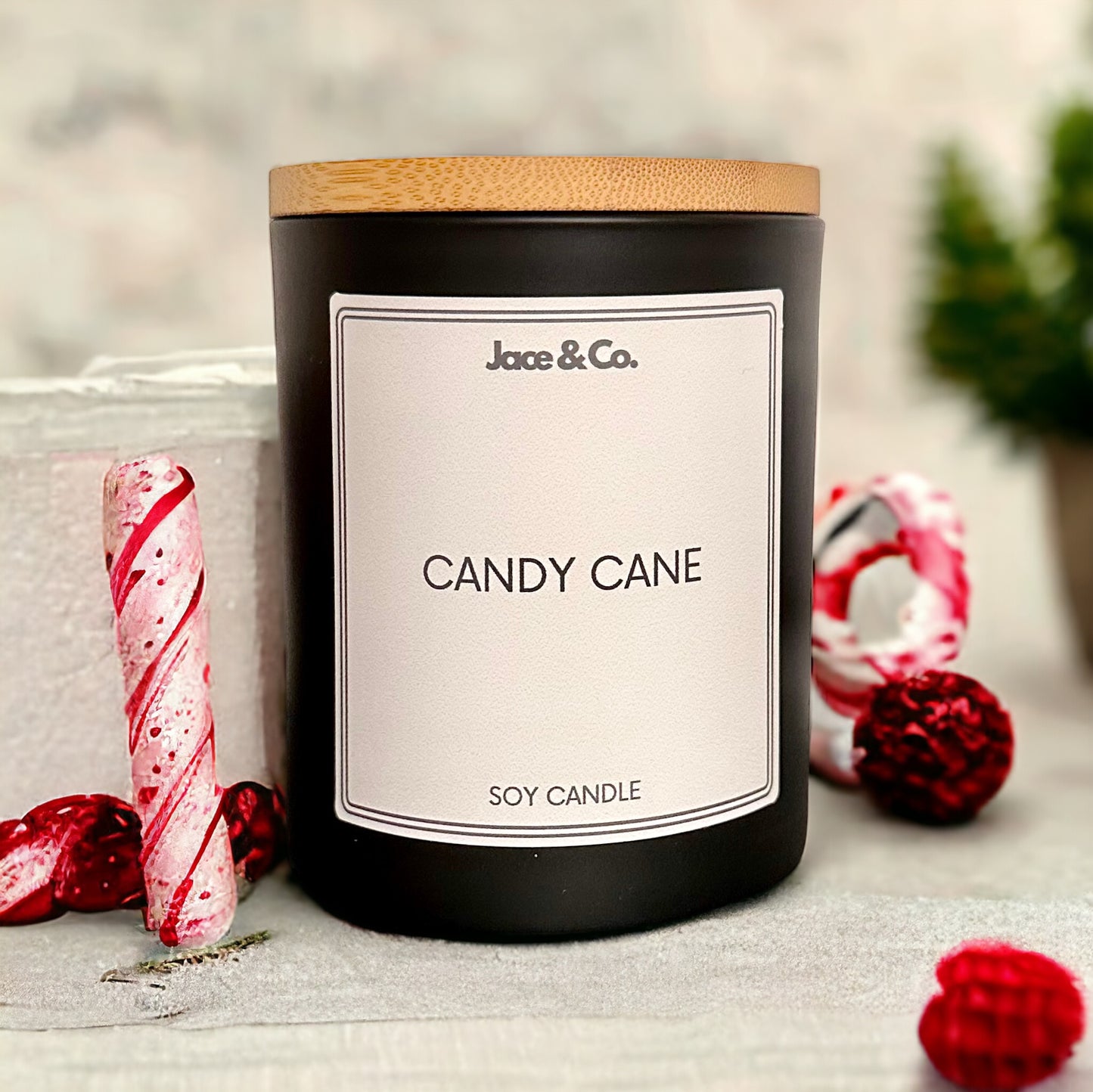 Candy Cane Soy Candle