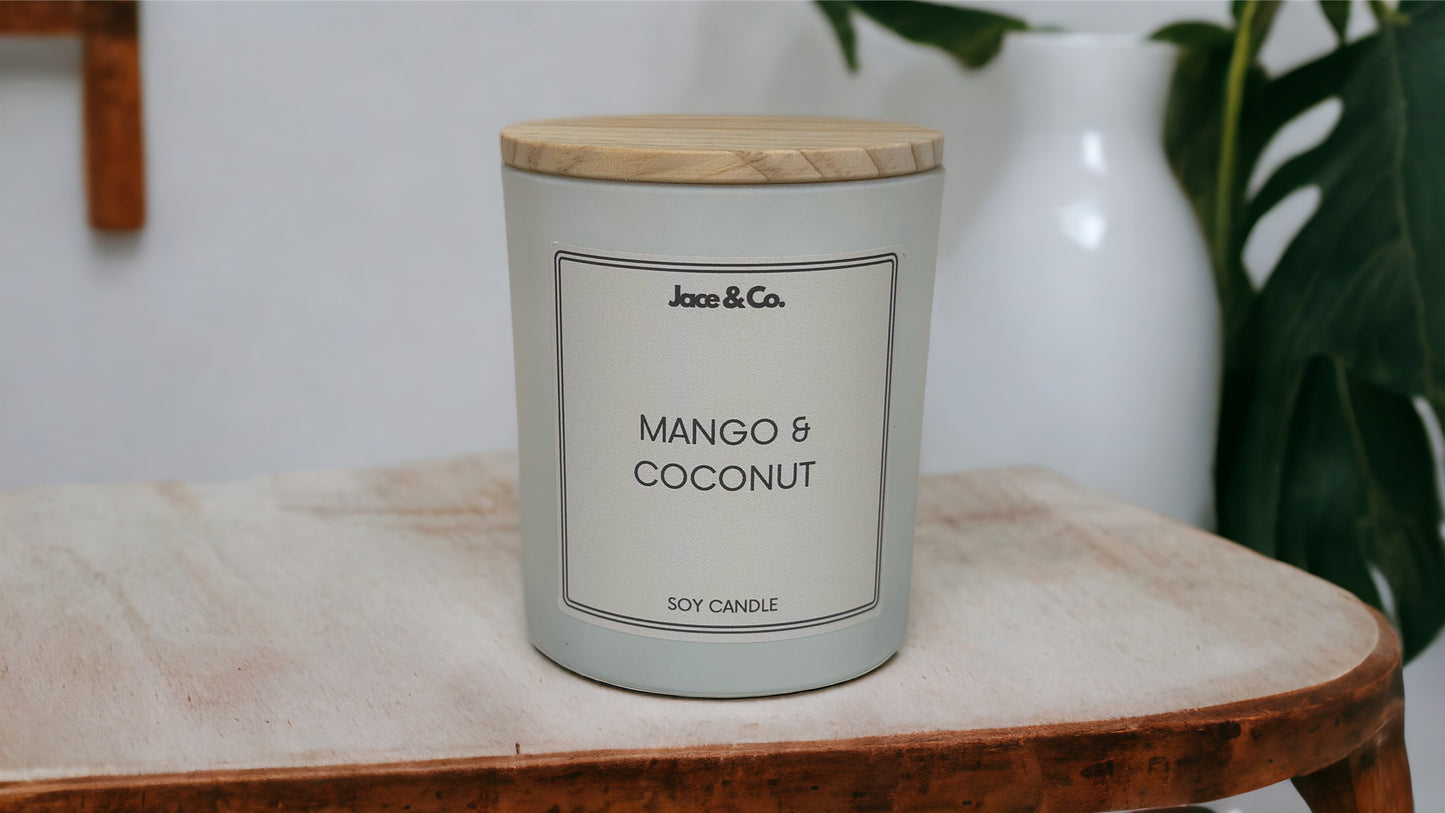 Mango & Coconut Soy Candle
