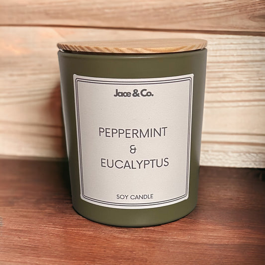 Peppermint & Eucalyptus Soy Candle