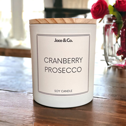 Cranberry Prosecco Soy Candle