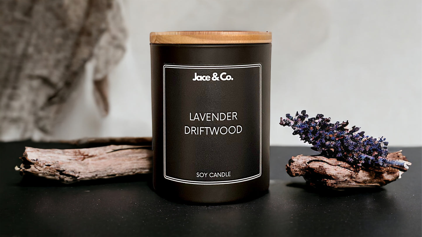 Lavender Driftwood Soy Candle