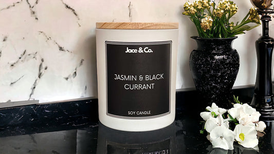 Jasmine and Black Currant Soy Candle