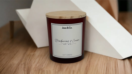 Strawberries and Cream Soy Candle