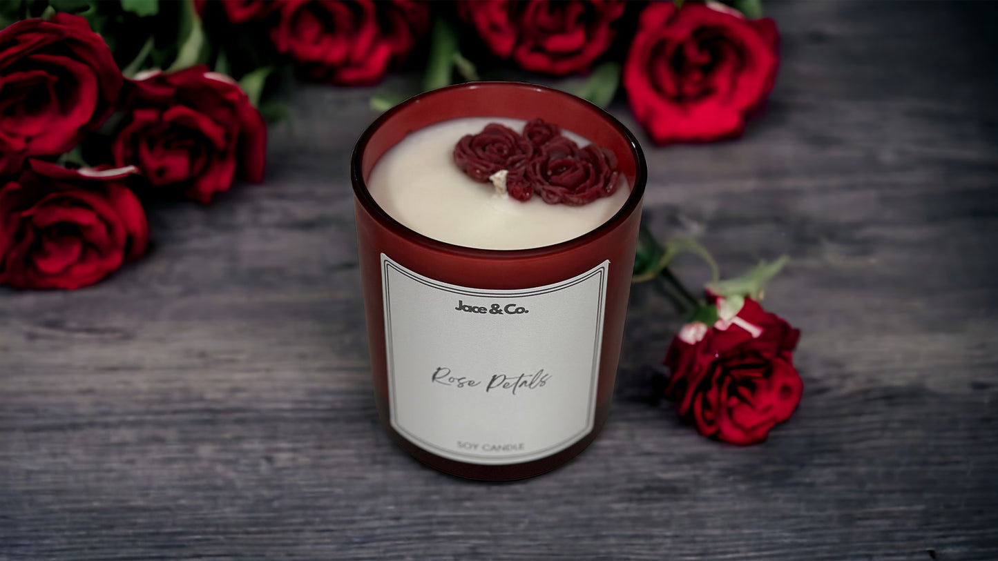 Rose Petals Soy Candle